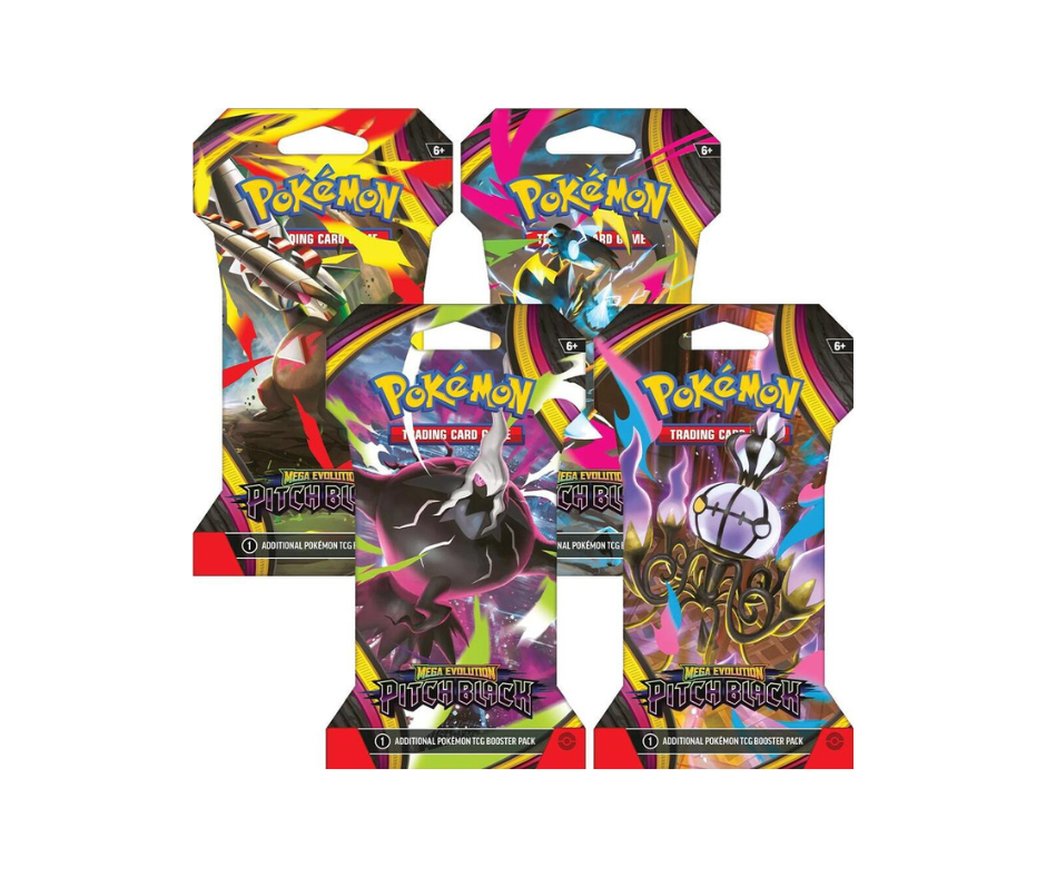 Pitch Black Sleeved Boosters (Set of 4)