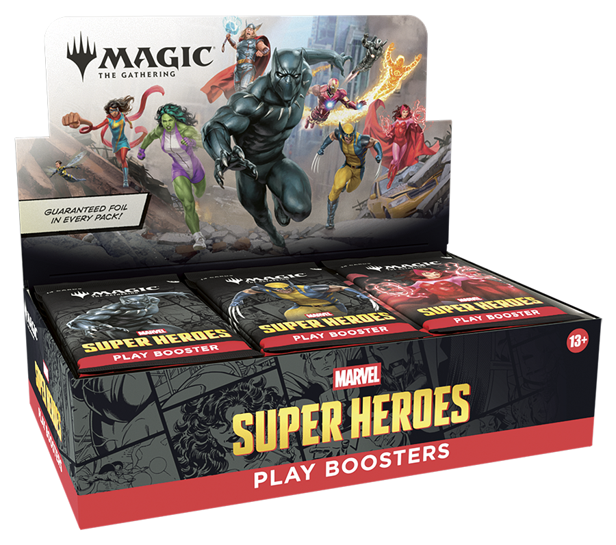 Marvel Super Hero's - Play Booster Display